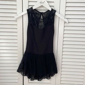 Black ballet leotard XS